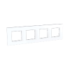 Unica Quadro - cover frame - 4 gangs, H71/V71 - white