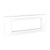 Unica Allegro - cover frame - 6 modules - white Unica Allegro - cover frame - 6 modules - white