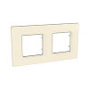 Unica Quadro Natura - cover frame - 2 gangs, H71/V71 - pearl