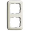 Cover frame 2gang frame, Reflex Round, Ivory Cover frame 2gang frame, Reflex Round, Ivory
