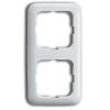 Cover frame 2gang frame, Reflex Round, Alpine white Cover frame 2gang frame, Reflex Round, Alpine white